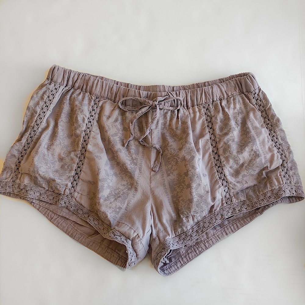 Urban Outfitters Crochet Detail Lounge Shorts